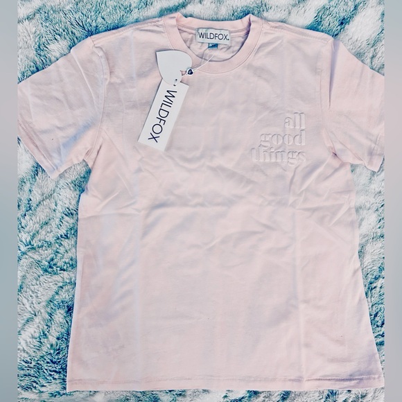 NWT WILDFOX All GooD Things Cost A Lot But I Deserve It. TSHIRT - Picture 3 of 5